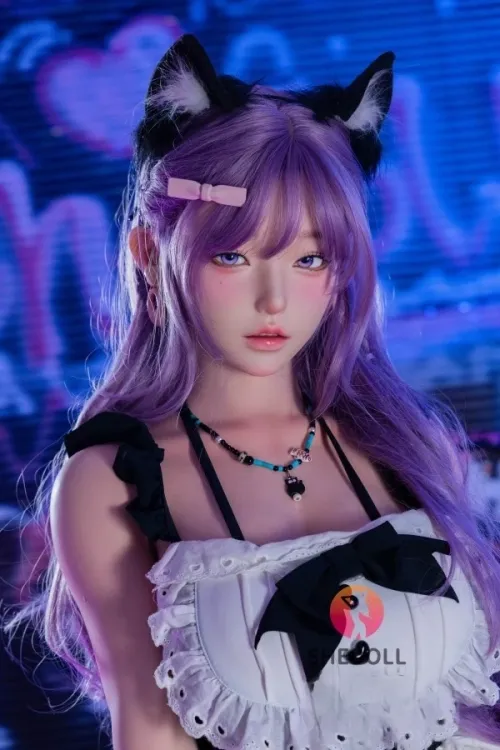 SHE DOLL カスタムメイク 江小婉 2.0 口開閉＆口腔模擬付き 168cm フルシリコン製 キュートでセクシーな猫耳ラブドール Eカップ ノーマル肌
