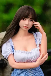 SHE DOLL 可可 148cm絶妙に美しい姿美少女ダッチワイフ Dカップ ノーマル肌 掲載画像はシリコンヘッド+TPEボディ