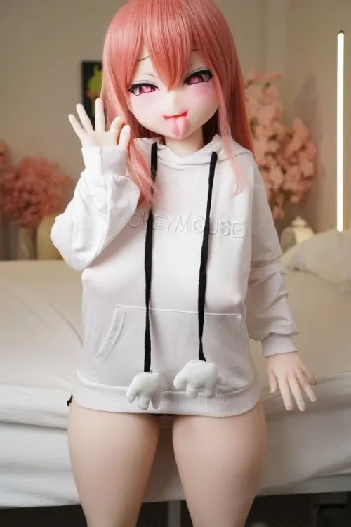 IROKEBIJIN 色気美人 Aisa 120cm Pochari S-TPE製 Kカップ 舌を出す トロ顔 肉弾巨乳 アニメラブドール 白い肌