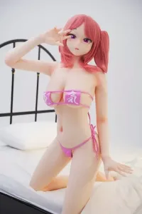 IROKEBIJIN 色気美人 Akane HSS148cm Fカップ 巨乳 アニメドール 超ソフトシリコン製 可愛くてダッチワイフ 白い肌