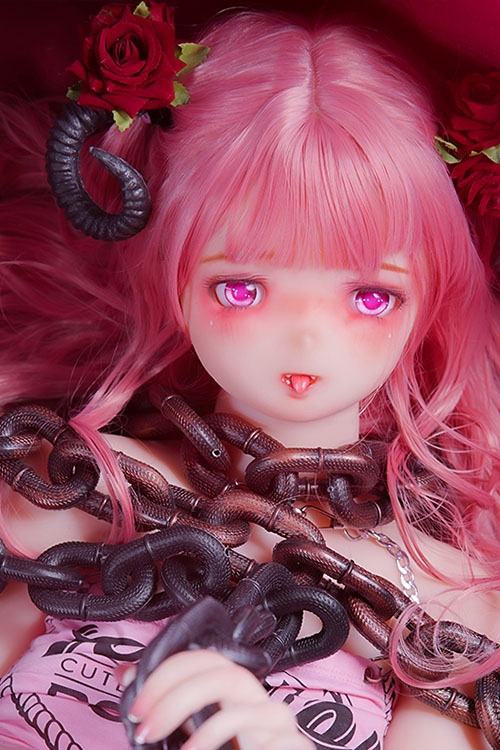 MOZU DOLL 恋恋 145cm二次元ピンク悪魔リアルドール
