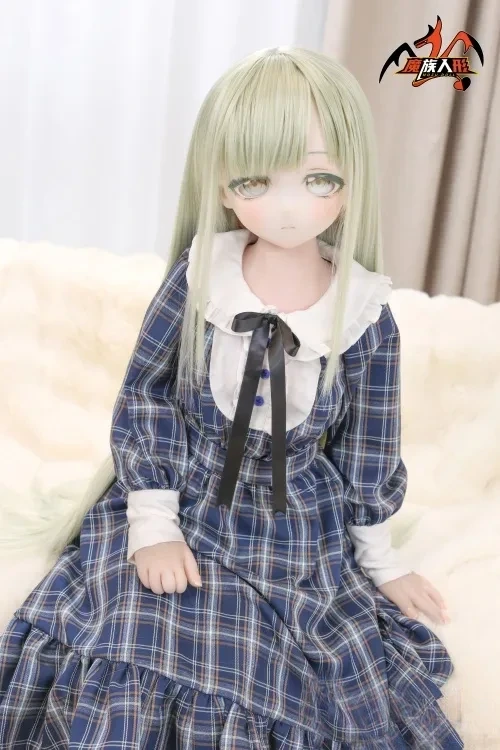 MOZU DOLL魔族人形 沐子 Metis 121cm 大胸 長い緑の髪 二次元 かわいいラブドール アニメドール 安い PVCヘッド+TPEボディ ノーマル肌 宣材写真と同じ衣装