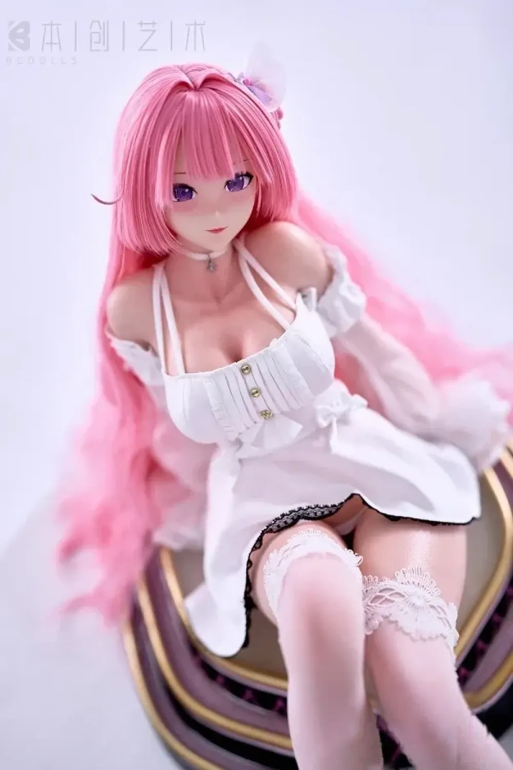BCDOLL #F100A 桃楽絲「Dorothy」 63cm Cカップ PU硬めヘッド+シリコンボディ アニメ系 魅力あふれる 二次元ラブドール 優雅系 白い肌