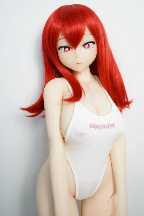 IROKEBIJIN 色気美人 Akane HSS90cm赤髪美人 アニメ系 超ソフトシリコン製 ラブドール ダッチワイフ Fカップ 白い肌