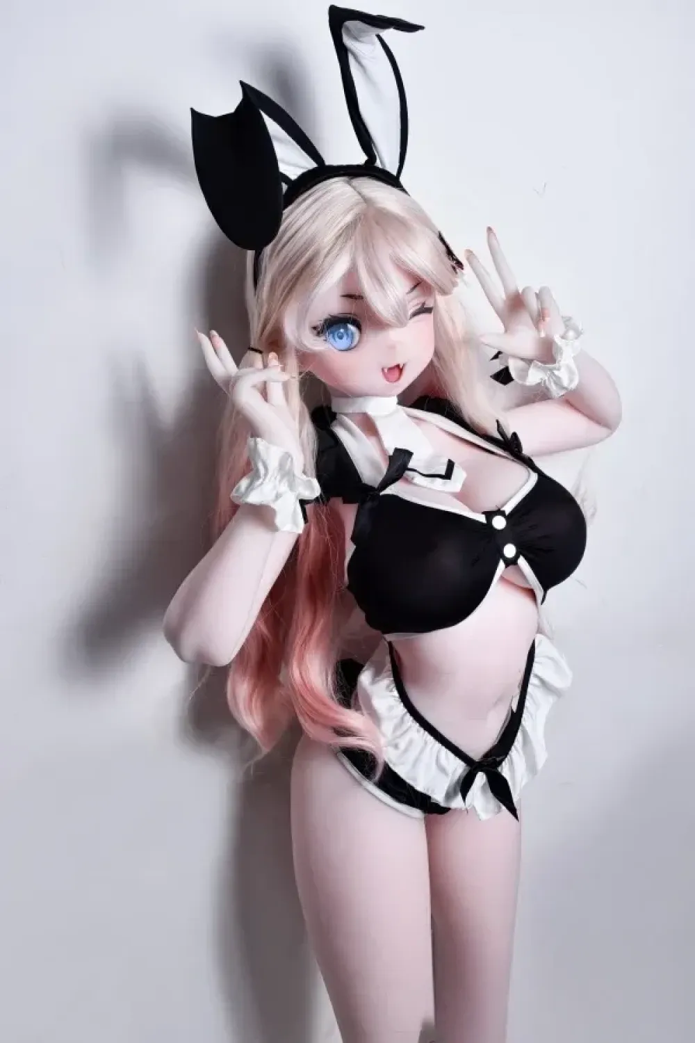 Elsa Babe RAD026番 竹内由紀「Takeuchi Yuki」 148cm L大胸 フルシリコン製 アニメ系 リアルラブドール バニーガール 二次元人形 ピンク肌