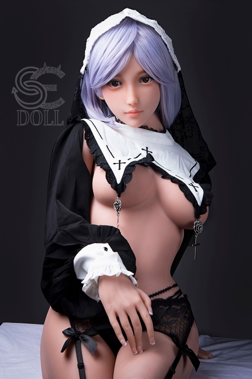 SE DOLL #076 Teresa 158cmセクシーな紫色の髪の女性リアルドール
