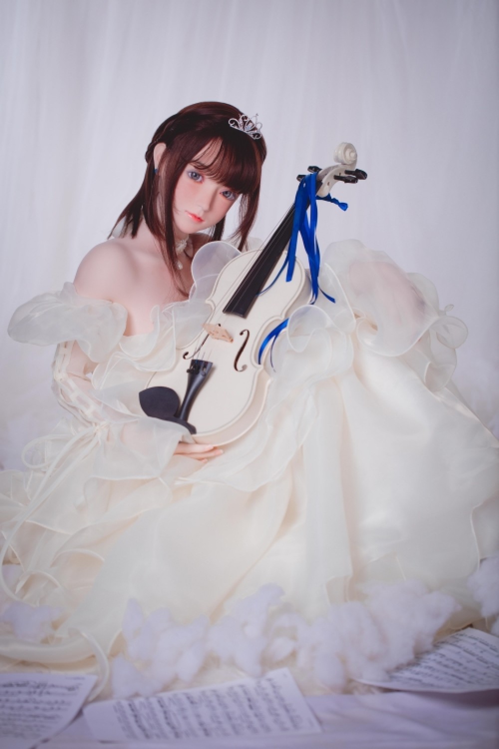 FU DOLL 莜莜 148cm綺麗な清楚系女性ラブドールシリコンヘッド