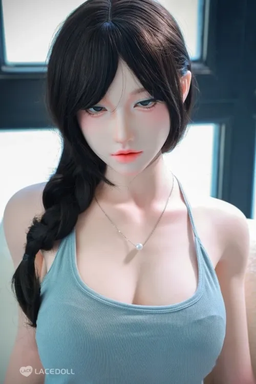LACEDOLL 1番メイク 晚冰 167cm黒髪美人 綺麗 ラブドール フルシリコン製ダッチワイフ Dカップ ノーマル肌