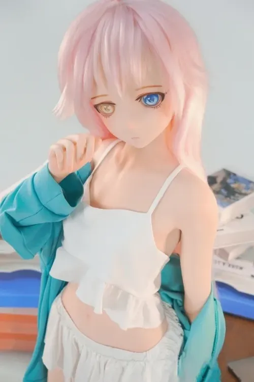 Kiradols #KH003-C 紬「Tsumugi」 150cm クール系 フルシリコン製 ラブドール 二次元 アニメ系 人形 Aカップ ノーマル肌 【お客様ご提供写真】