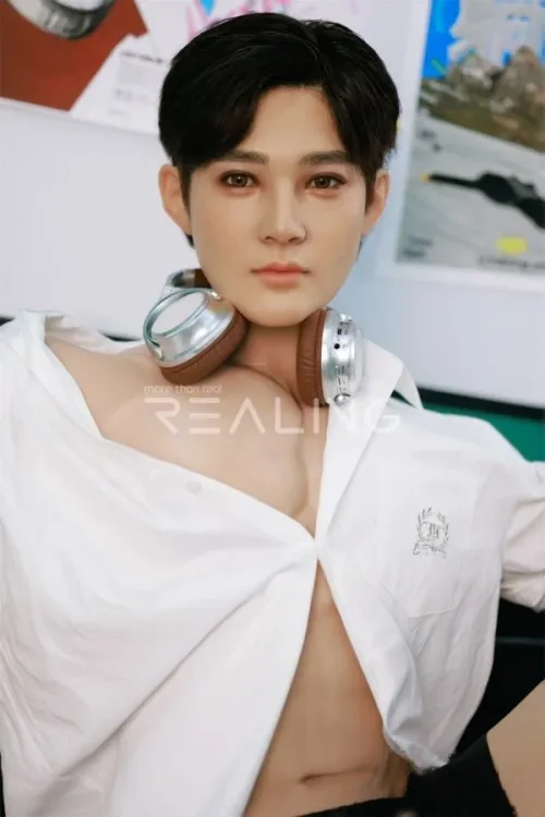 Realing 花城「FC」 175cm フルシリコン製 アジア系 細マッチョ 美男子 男性型ラブドール ノーマル肌