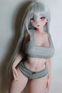 Elsa Babe RAD020番 古川夏希「Furukawa Natsuki」 140cm Fカップ フルシリコン製 アニメ風ラブドールクールビューティー 二次元 人形 ピンク肌
