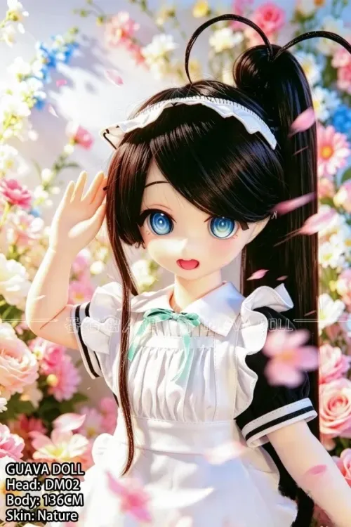 GUAVA DOLL 番石榴 亞由 DM02 PVCヘッド+TPEボディ 136cm アニメ系 ラブドール メイドキャラ 二次元人形 Aカップ ノーマル肌