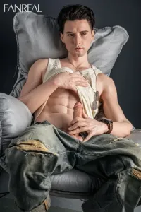 FANREAL Henry 173cm欧米風 フルシリコン製 マッチョ男性ラブドール 一体式ペニス 筋肉タイプ リアルドール ノーマル肌