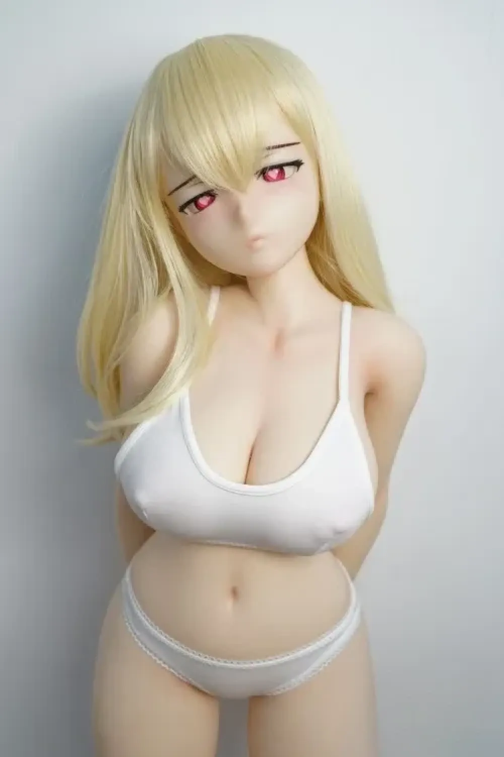 IROKEBIJIN 色気美人 Rico A HSS90cm超ソフトシリコン製 金髪 ラブドール 巨乳 キュート アニメドール Fカップ 白い肌