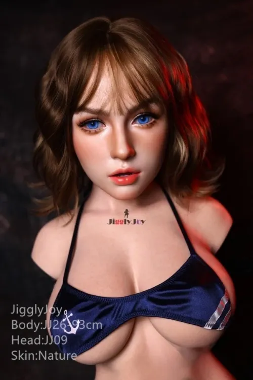 JigglyJoy JJ26 トルソー #JJ09 ROSヘッド Mary 17.5kg フルシリコン製 半身ラブドール 姉さん系 人形 大人の魅力 Fカップ ノーマル肌