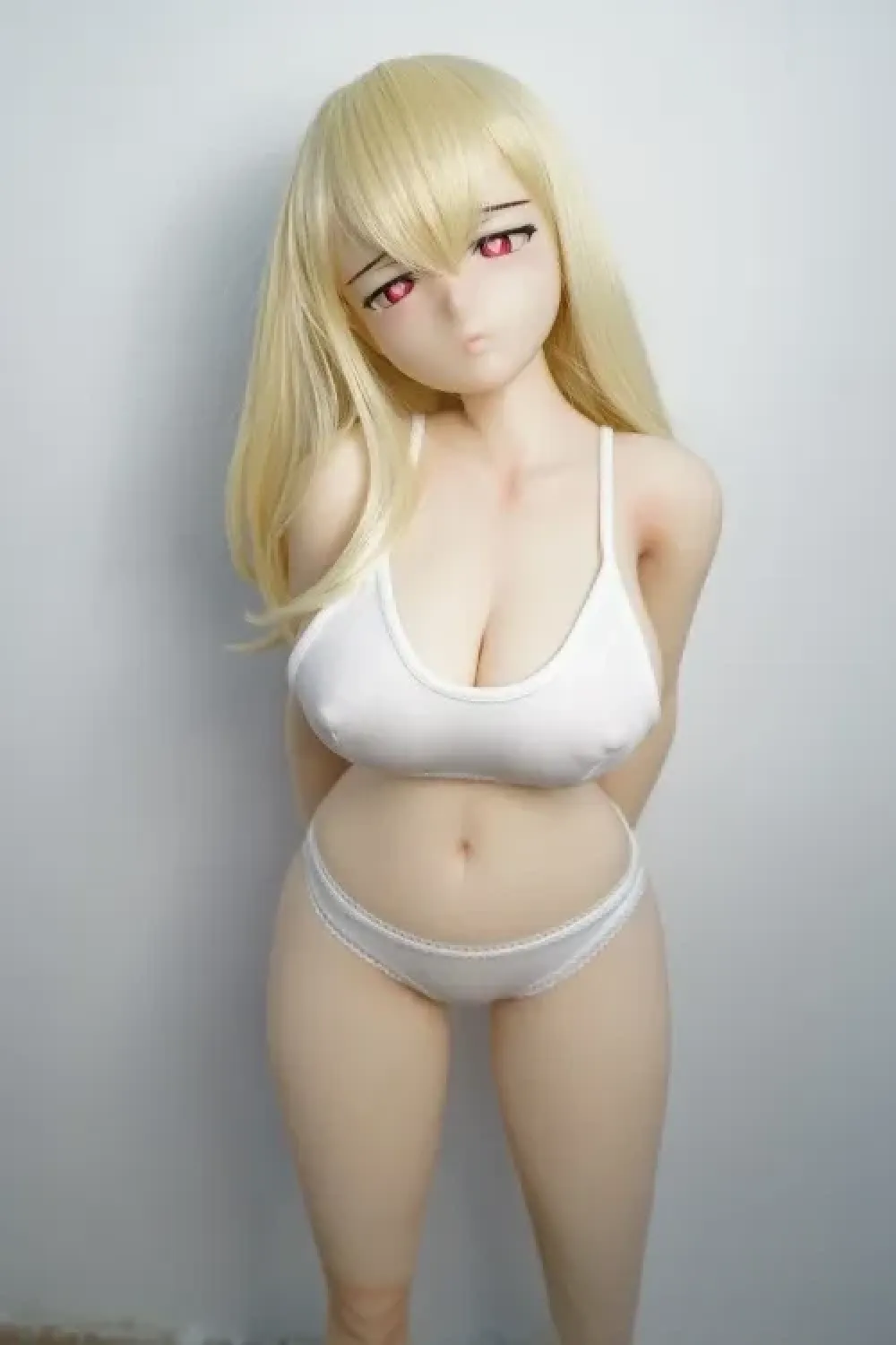 IROKEBIJIN 色気美人 Rico A HSS90cm超ソフトシリコン製 金髪 ラブドール 巨乳 キュート アニメドール Fカップ 白い肌