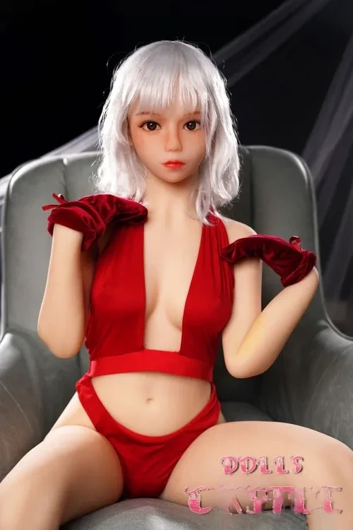 Dolls Castle #65 Rosella 145cm可愛い銀髪美女ラブドール 清純派 リアル ドール TPE製 Bカップ ノーマル肌