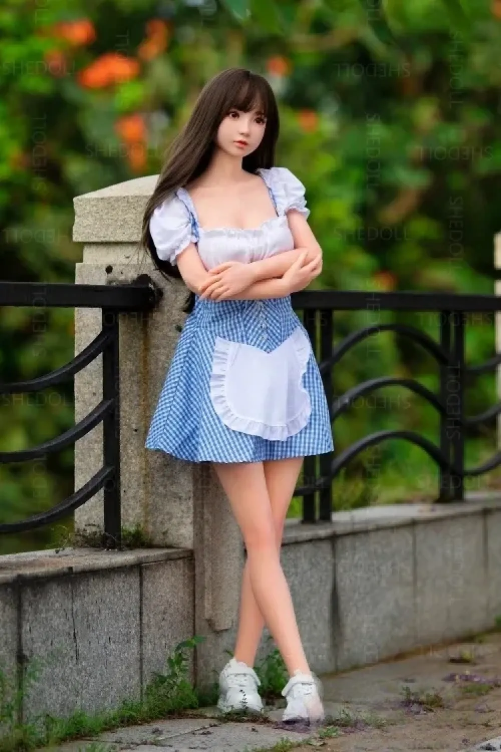 SHE DOLL 可可 148cm絶妙に美しい姿美少女ダッチワイフ Dカップ ノーマル肌 掲載画像はシリコンヘッド+TPEボディ