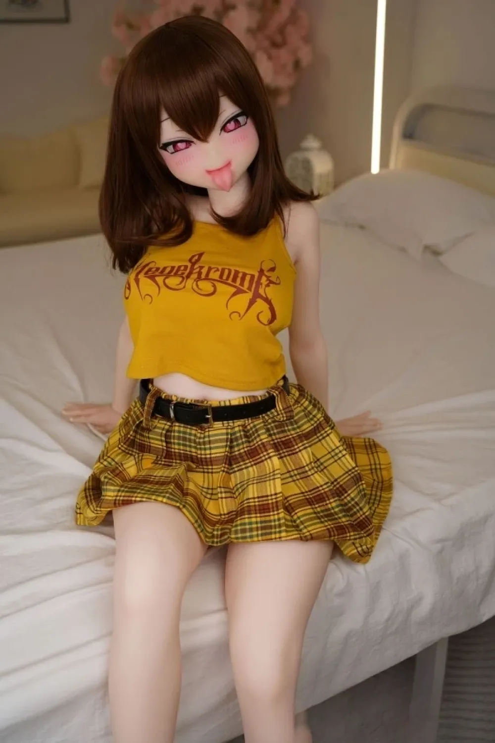 IROKEBIJIN 色気美人 Aisa 130cm Eカップ 舌出し アニメダッチワイフ S-TPE製 オーラル可能 白い肌