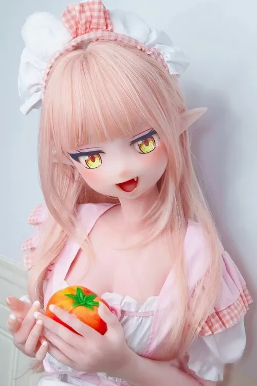 Elsa Babe AHR026番 桃井望「Momoi Nozomi」 140cm フルシリコン製エルフ耳 メイド服 アニメラブドール Fカップ ピンク肌