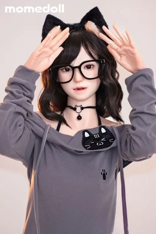 Momedoll #MSH074B-A ROSヘッド 瑠花(Ruka) 148cmリアルな肌質感付き フルシリコン製 清純系 可愛い美女リアルラブドール Cカップ ノーマル肌
