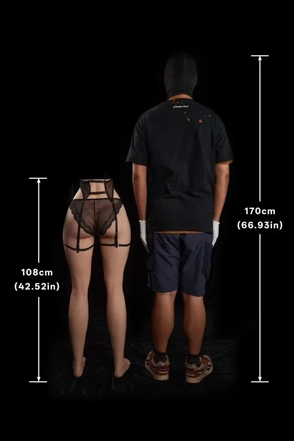 CLM(Climax Doll) ULW(超軽量化)シリーズ 16.6kg PW-L108(Nature) 下半身ラブドール シリコン製 トルソー リアル 自然な肌質 高品質 美脚