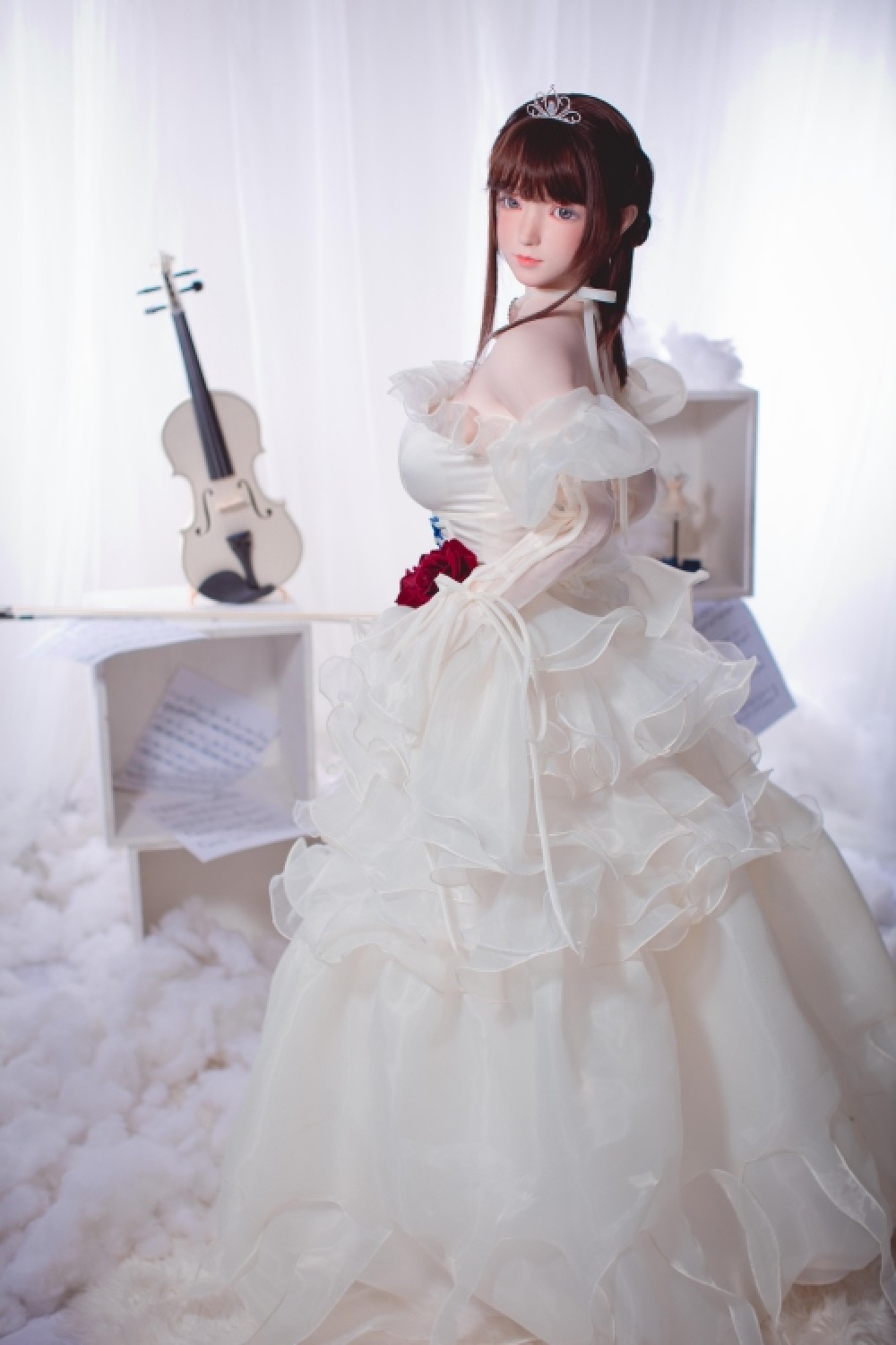 FU DOLL 莜莜 148cm綺麗な清楚系女性ラブドールシリコンヘッド