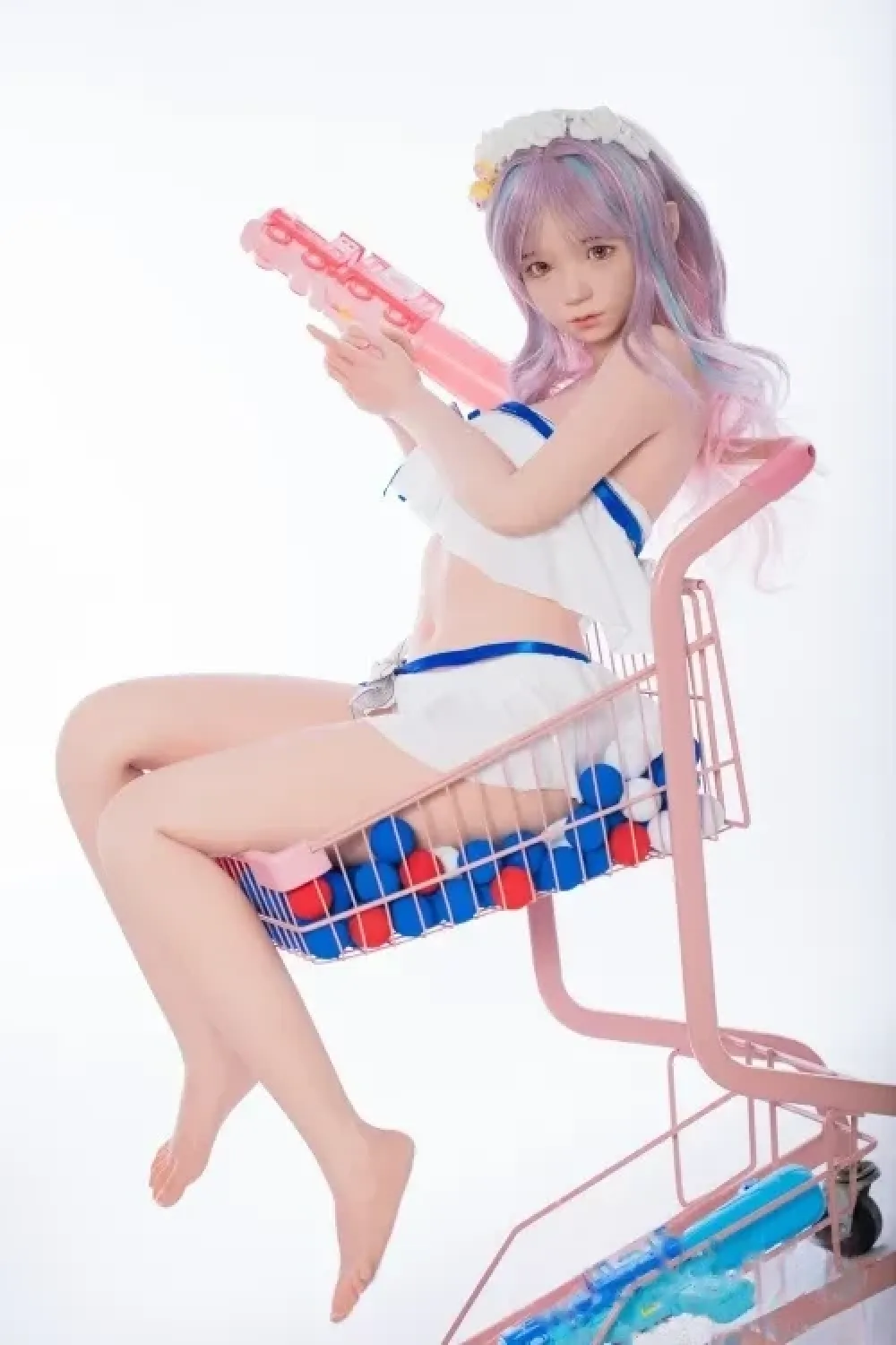 FU DOLL J018 言栄 148cm水着 可愛い 美女ラブドール 高級リアル人形Dカップ ノーマル肌 掲載画像はフルシリコン製