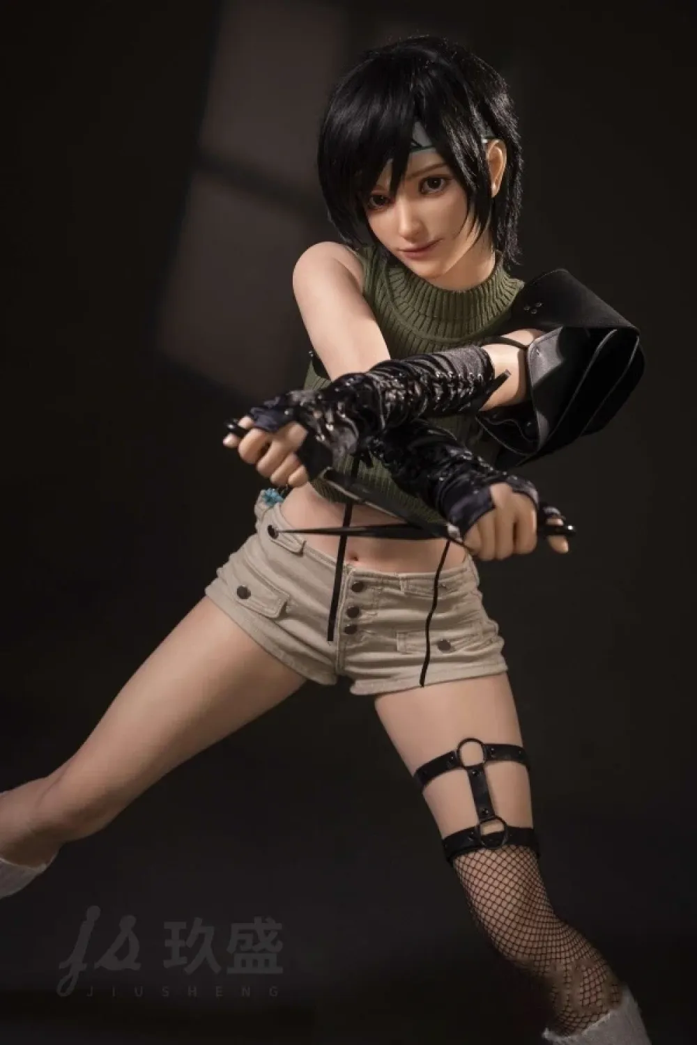 Jiusheng Doll #74 Yuffie 168cmフルシリコン製 セクシー 黒髪美女 セックスラブドール Cカップ ノーマル肌