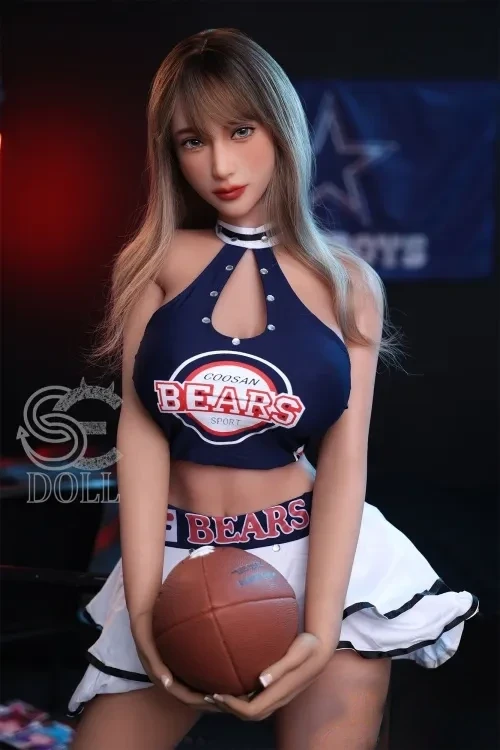 SE DOLL #125 Aurora.B 157cm美しいチアリーダー TPE製ラブドール 等身大 Hカップ 爆乳セックスドール 小麦肌