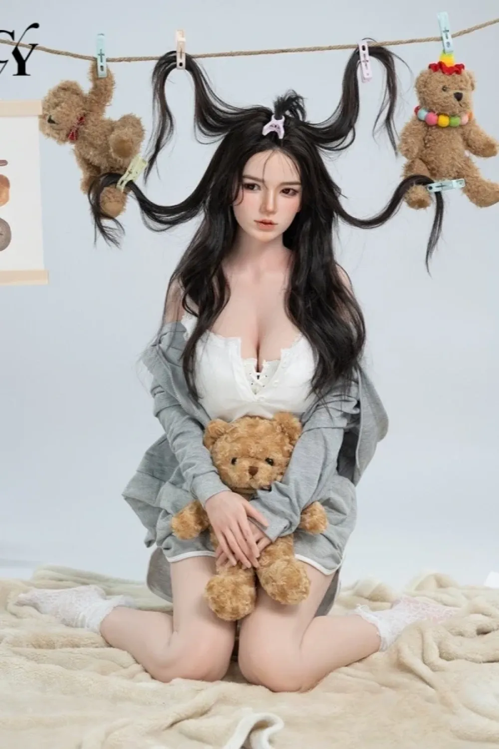 TOP-CYDOLL Fairy 157cm Dカップ 人気な美人タイプ フルシリコン製 等身大 ラブドール ノーマル肌 掲載画像はリアルな皮膚メイク