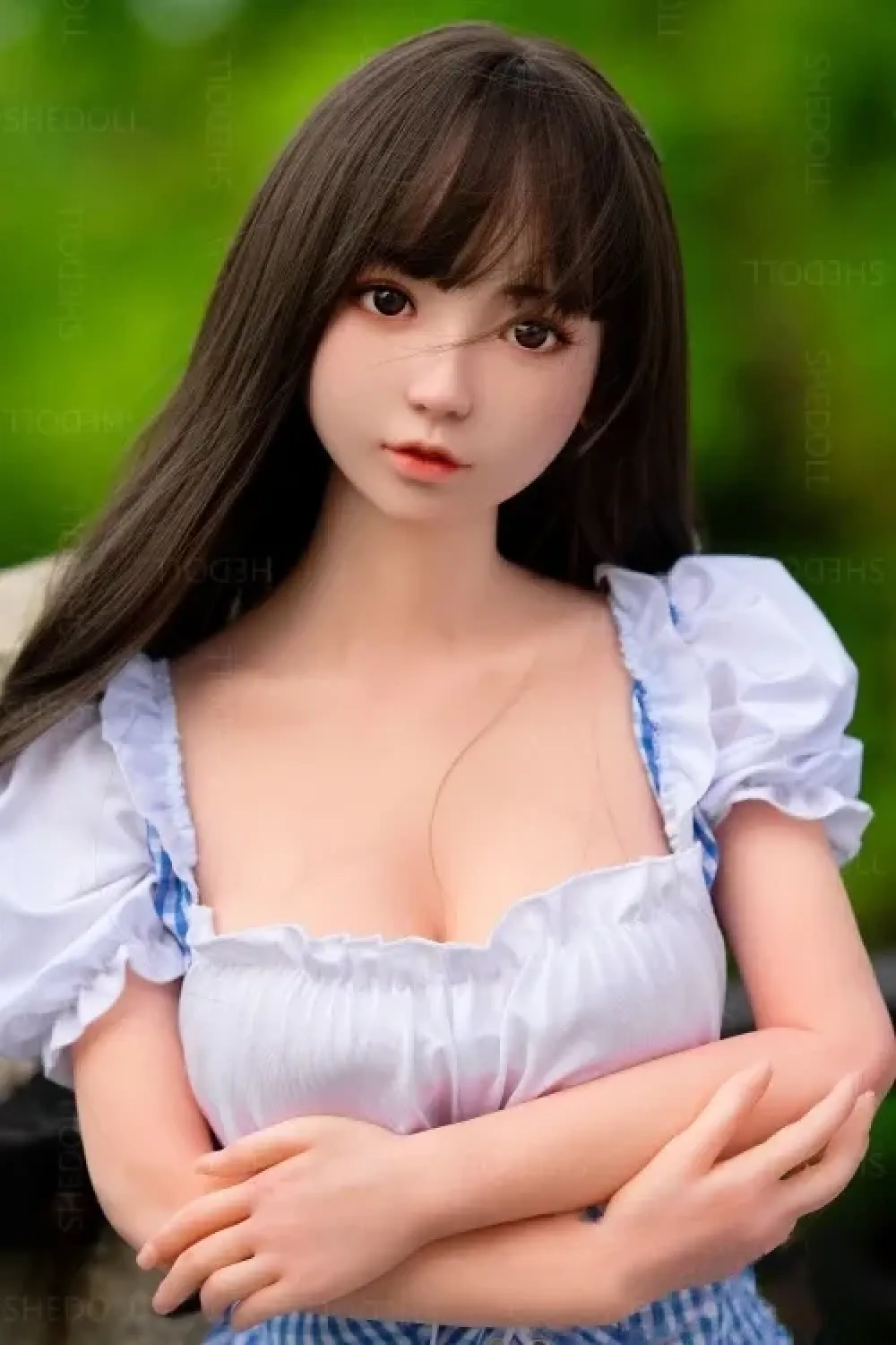 SHE DOLL 可可 148cm絶妙に美しい姿美少女ダッチワイフ Dカップ ノーマル肌 掲載画像はシリコンヘッド+TPEボディ
