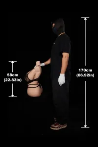 CLM(Climax Doll) ULW(超軽量化)シリーズ 14.9kg PW-U58(Nature) 半身 シリコン製 トルソー 熟女ボディ 大人向けラブドール