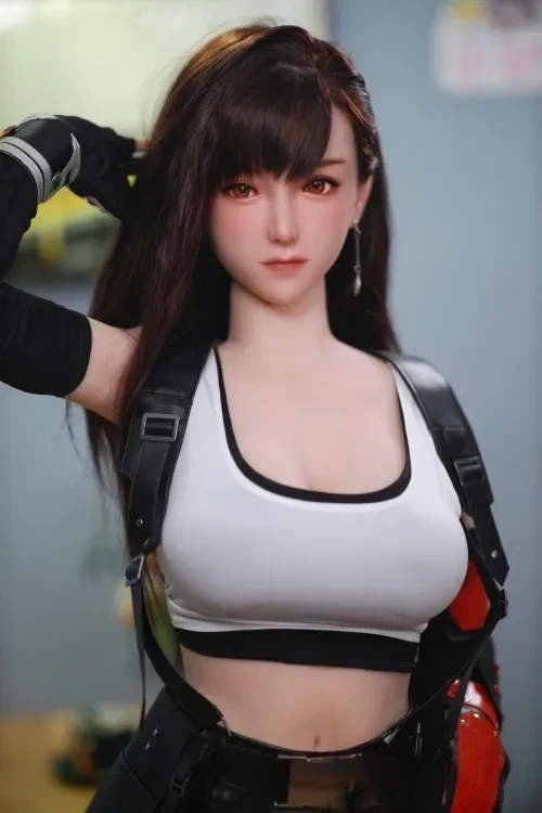 JYDOLL Tifa 163cmコスプレ 美しい顔ラブドール シリコン製頭部+TEP製ボディ Jカップ ノーマル肌
