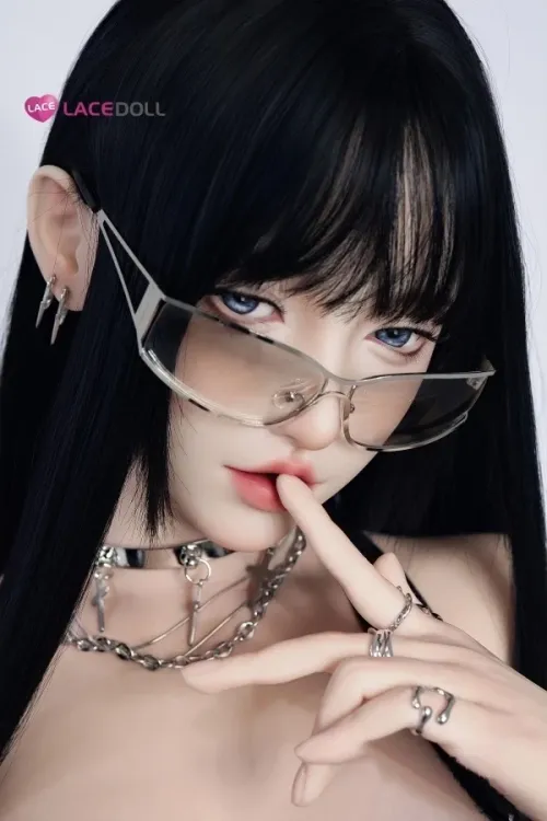 LACEDOLL 2番メイク 晚冰 168cm黒髪ギャル系 フルシリコン製 等身大リアルラブドール Dカップ ノーマル肌