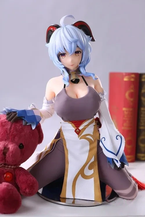 Otaku Doll 原神-甘雨 三つヘッド型選択可 65cm 3kg コスプレ 可愛いアニメ顔ラブドール 精巧なミニドール PVCヘッド+シリコンボディ 宣材写真と同じ衣装