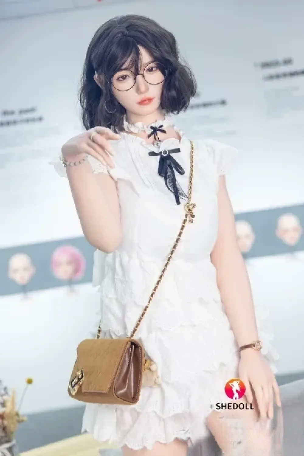 SHE DOLL 阿初 165cm清楚系美しいラブドール 曲線美や女性らしいボディリアルドール Fカップ ノーマル肌 口開閉＆口腔模擬付き 掲載画像はフルシリコン製