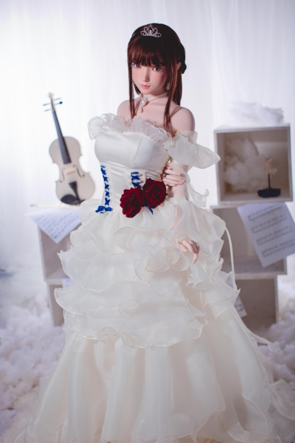 FU DOLL 莜莜 148cm綺麗な清楚系女性ラブドールシリコンヘッド