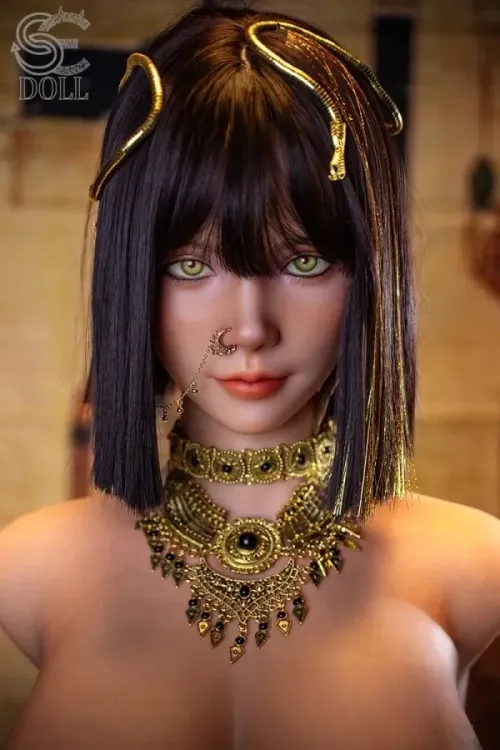 SE DOLL #119SO Kemeny.C ROS顎機能付き 111cmエジプト風半身美女 フルシリコン製トルソーラブドール リアル皮膚メイク付き Gカップ ノーマル肌