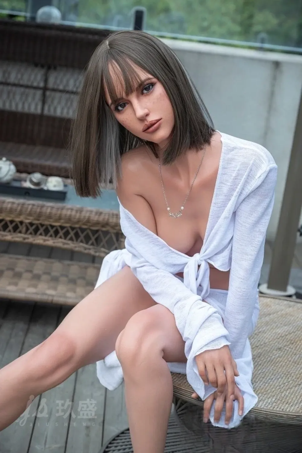 Jiusheng Doll #94B Lydia 168cmセクシー 外人 アダルト ダッチワイフ フルシリコン製等身 大 ドール Cカップ ノーマル肌