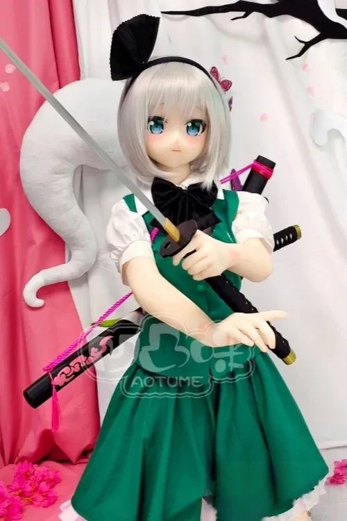 Aotume Doll 凹凸咪#102 半人半霊の庭師 魂魄妖夢 145cmアニメ系 美少女 TPE製 等身大 リアルラブドール Bカップ 白い肌