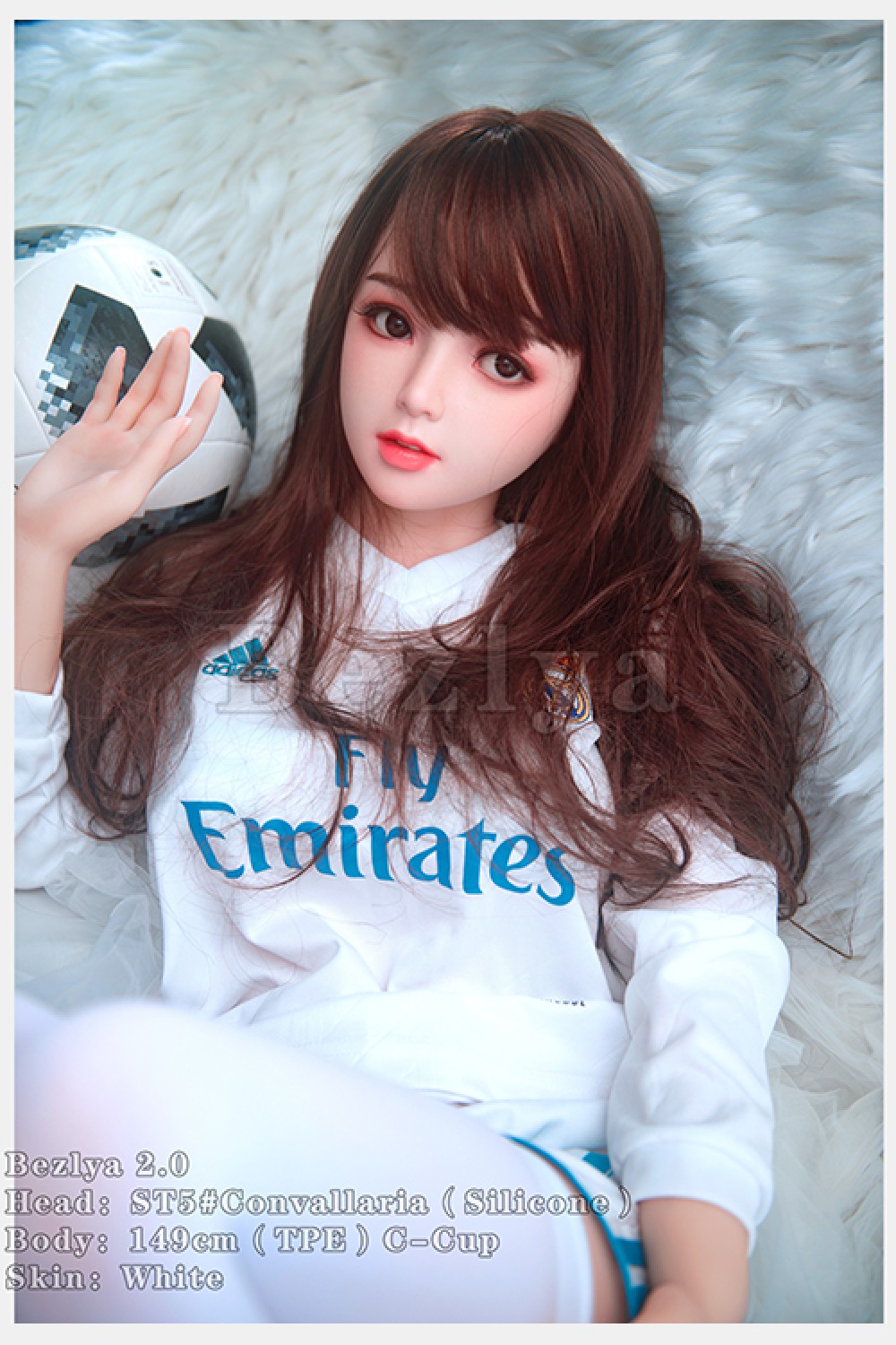 Bezlya Doll「MISSDOLL」 鈴蘭 149cmチアガール美人ダッチワイフシリコン頭