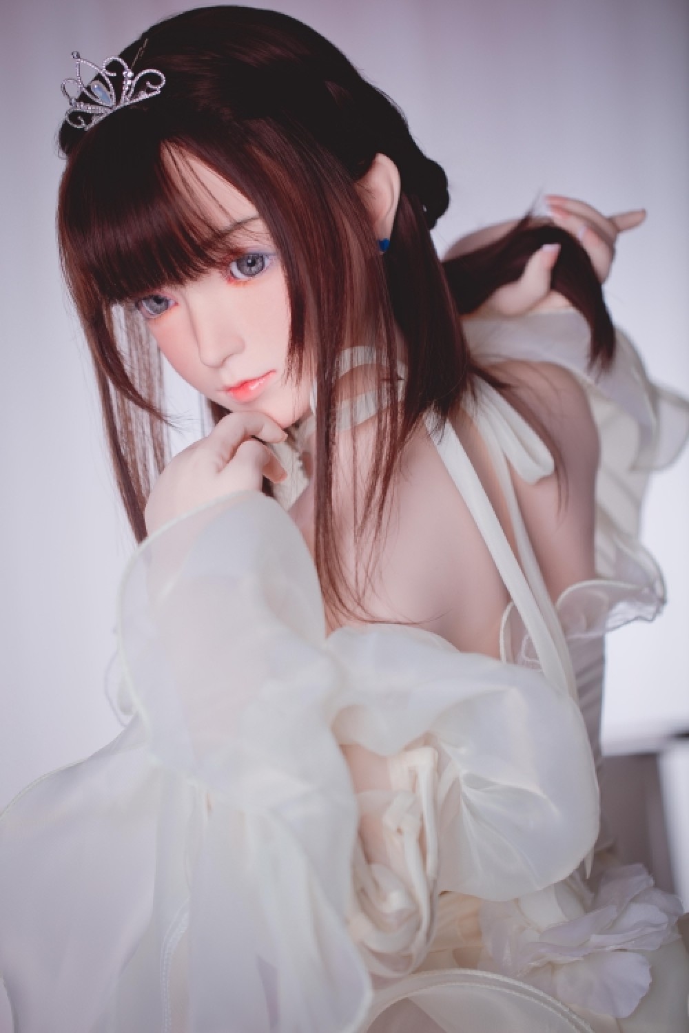 FU DOLL 莜莜 148cm綺麗な清楚系女性ラブドールシリコンヘッド