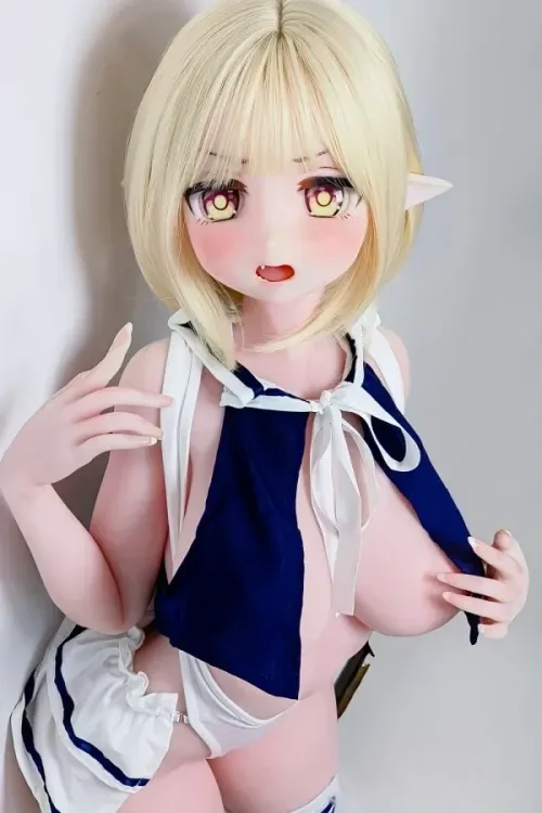 Elsa Babe RAD053番 朝比奈小枝「Asahina Sae」 140cm Fカップ フルシリコン製 アニメ系ラブドール かわいい エルフ耳デザイン ピンク肌