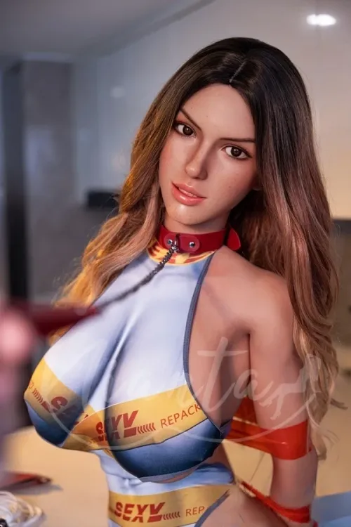 Nianta Doll DOM-Xシリーズ #D14 Evelyn ROS口腔 161cm フルシリコン製 海外 成熟した大人の色香漂うダッチワイフ Iカップ 小麦肌