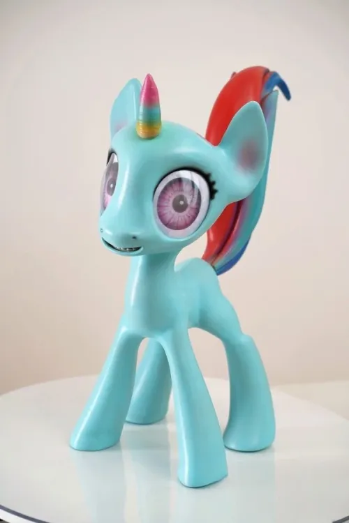 Dolls Castle Pony 46cmファンタジー系ユニコーンスタイル フルシリコン製 オナホドール 通販 アダルトグッズ販売 1穴仕様 ライトブルーの肌