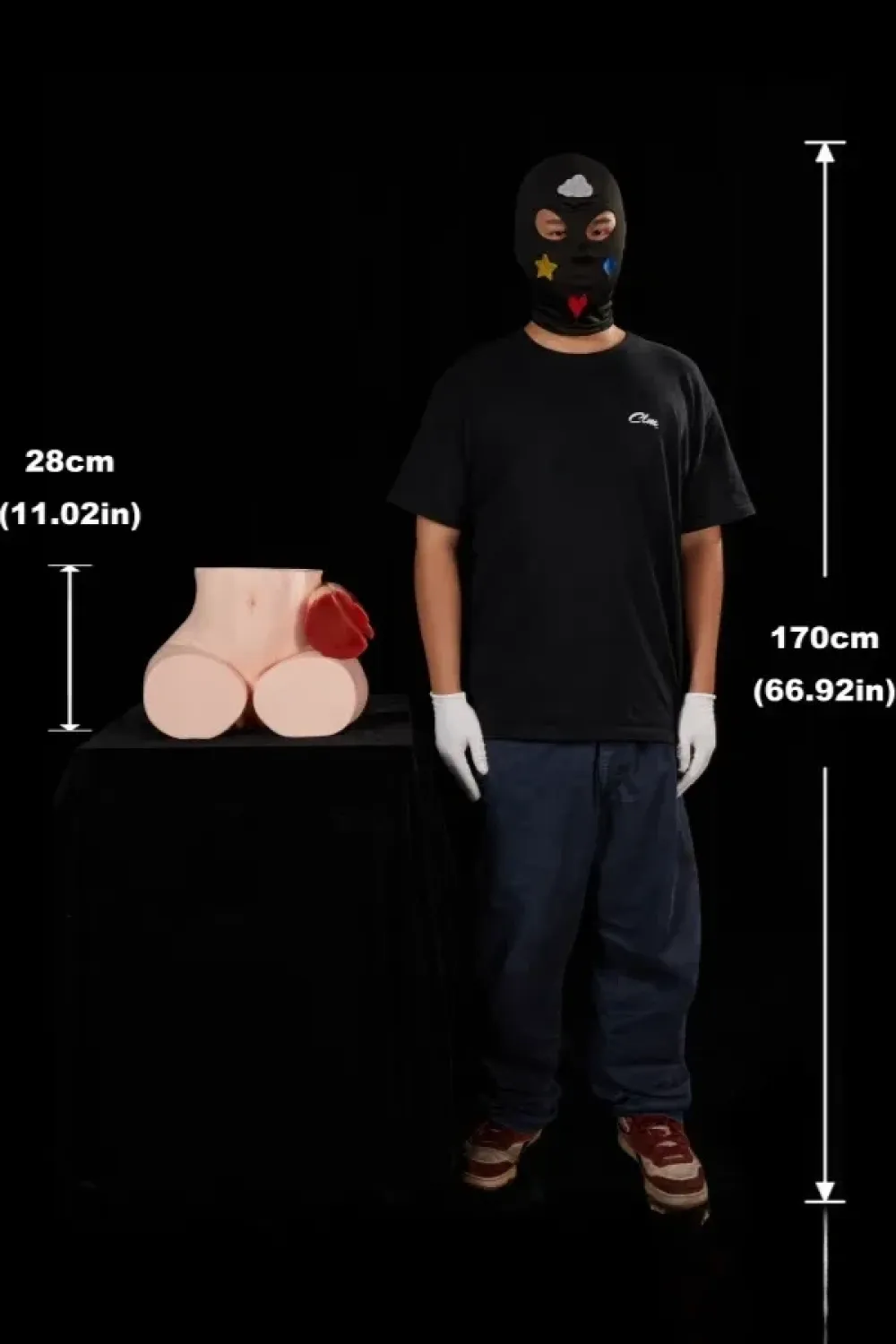 CLM(Climax Doll) Proシリーズ PA-Theory Butt Torso(Cinnamon) 15.85kg シリコン製 トルソー ファンタジー系ドール リアル造形 大人向けモデル