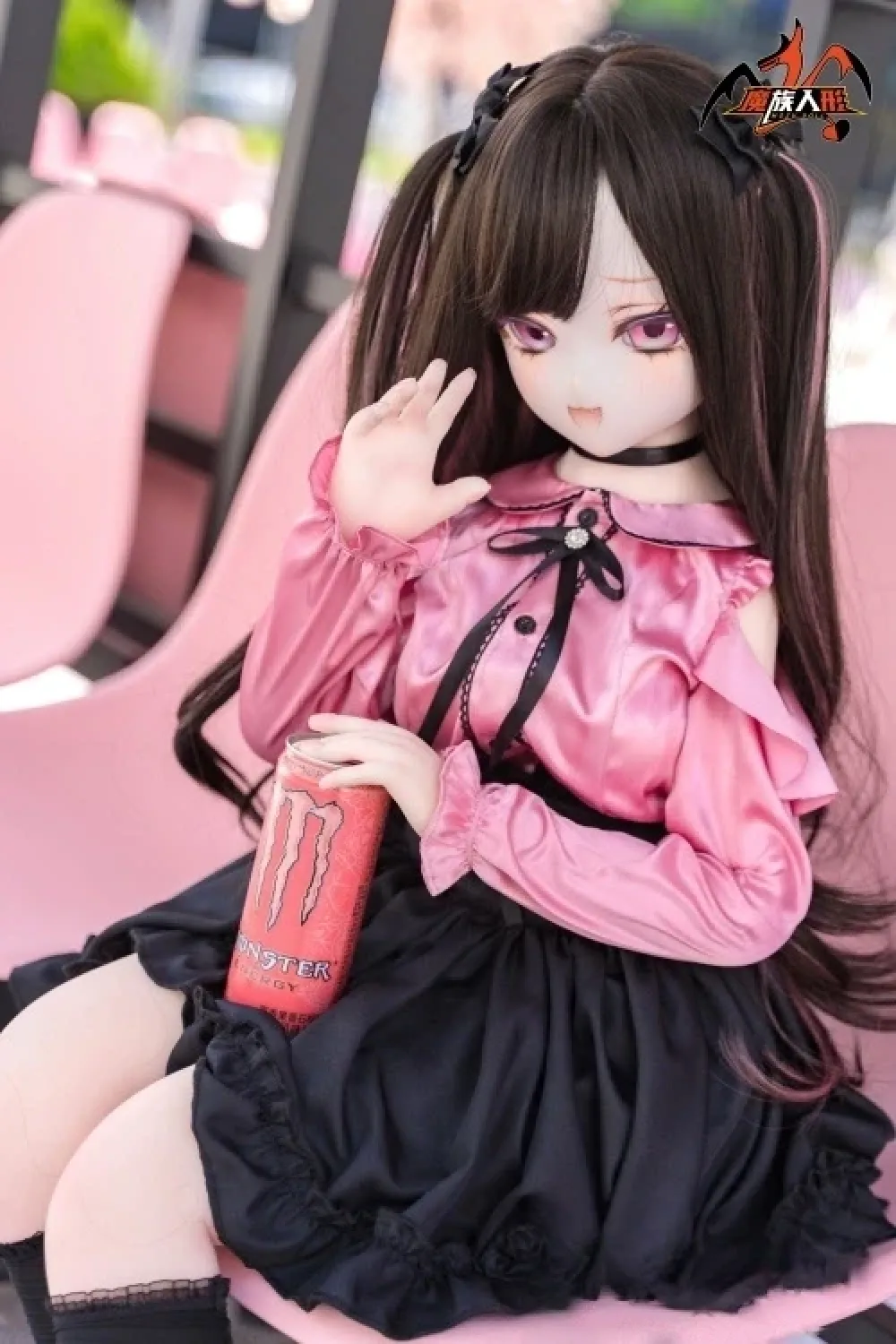 MOZU DOLL魔族人形 佑莉 Yuri 121cm(SR級)可愛い地雷系制服美少女アニメラブドール PVCヘッド+TPEボディ 大胸 ノーマル肌 宣材写真と同じ衣装