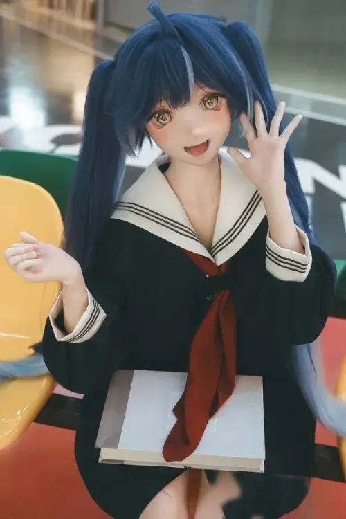 Kiradols #KH001-A ROS口腔 梅川庫子「Umegawa Kurako」 150cmアニメ風 フルシリコン製 二次元ラブドール 愛らしい 等身大人形 Aカップ ノーマル肌