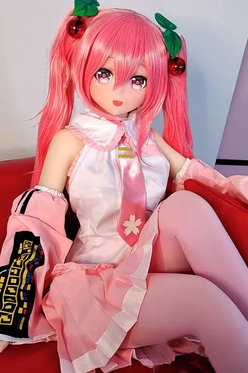 Aotume Doll #74 澄桜 145cm超かわいいピンクの髪アニメドール Bカップ 掲載画像はシリコンヘッド+TPEボディ
